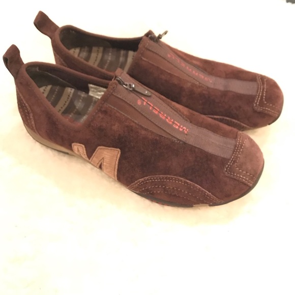 MERRELL Barrado Brown Suede Sneakers 8M - Picture 7 of 8